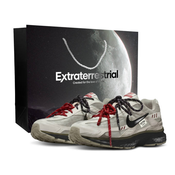 Nike Nike Initiator Running Shoes Unisex Low Top White & Gray & Black & Red Colorway