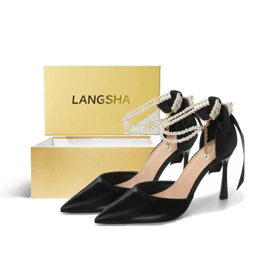 Lanza Slim Heel High Heels Women's Box