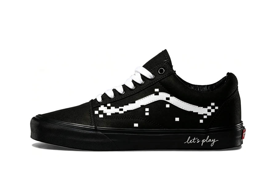Vans Old Skool Abrasion Resistant Low top Skateboard Shoes Unisex Black