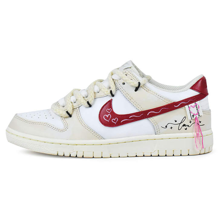 Nike Nike Dunk Abrasion Resistant Low top Kids' Skateboarding Shoes Teenagers