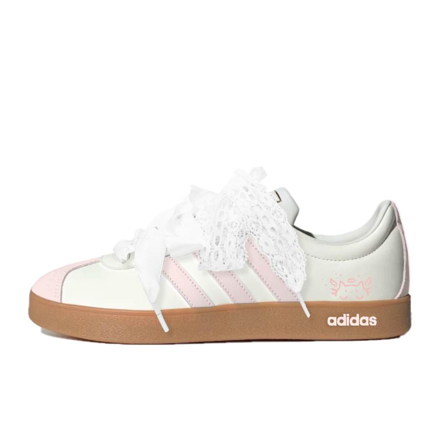 Adidas Adidas VL COURT 2.0 Angel Kitten Cushioning Abrasion Resistant Low top Skateboard Shoes Unisex