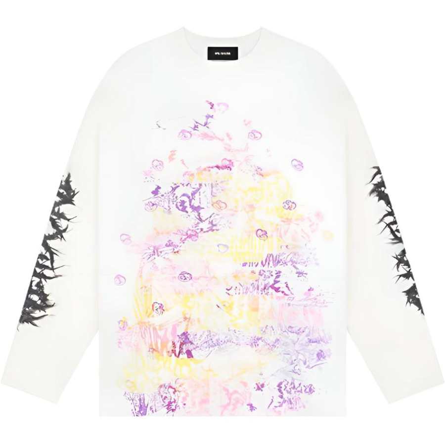 WE11DONE WE11DONE Graffiti print Cotton T shirt