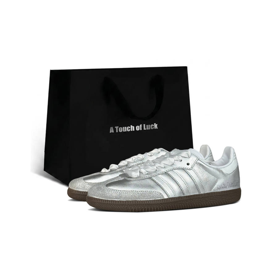 Adidas Originals SAMBA OG German Army Trainers Unisex Silver