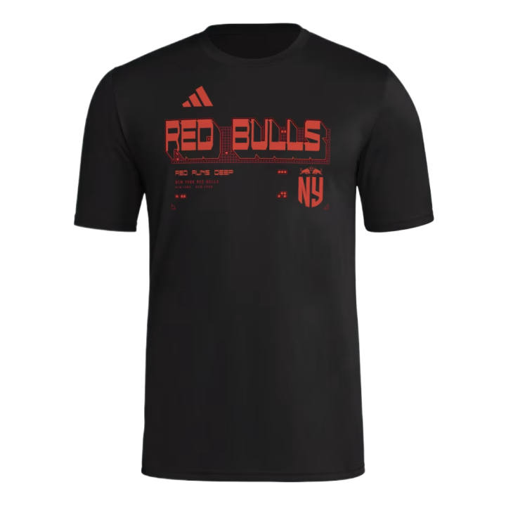 Adidas Adidas T Shirts Men's Black/Multicolor Crew Neck Moderate