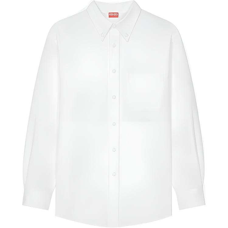 KENZO KENZO Shirts Men's White Lapel Moderate Other