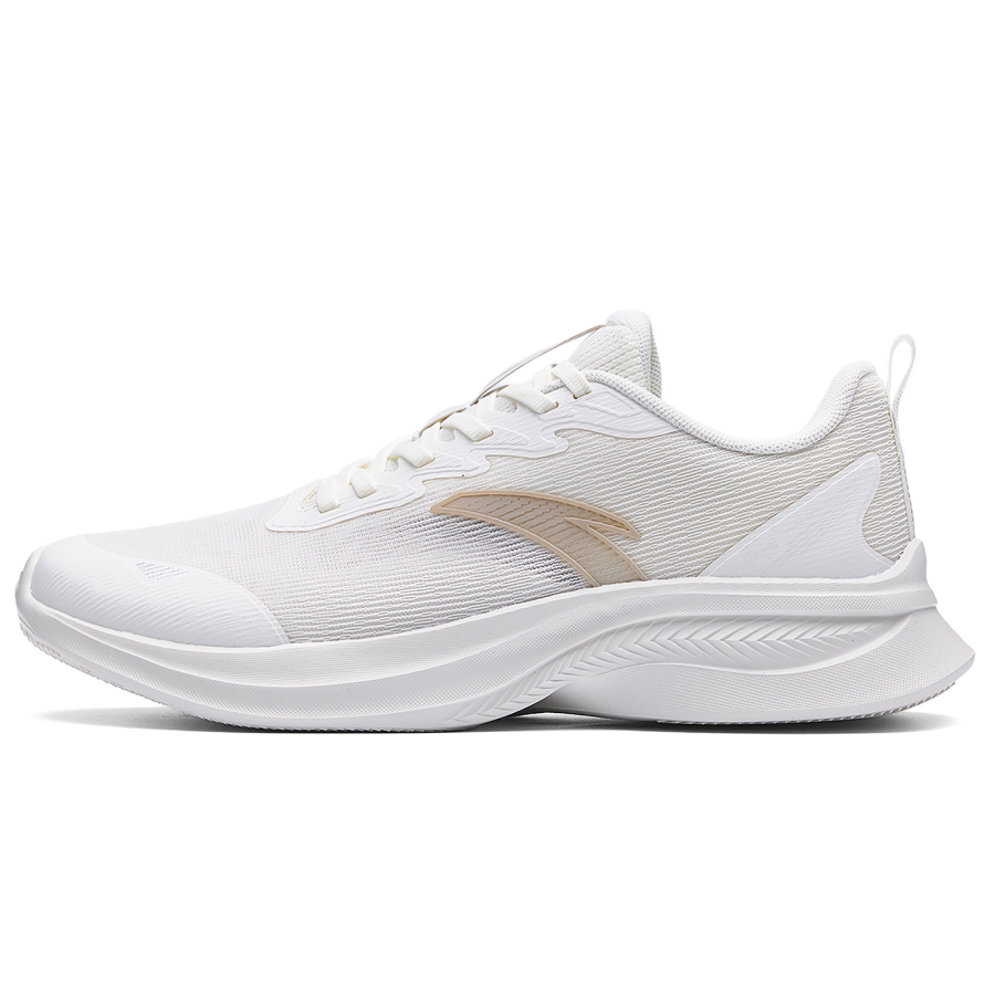 Anta Hydrogen Run Cushioning Breathable Low top Casual Running Shoes Men's White