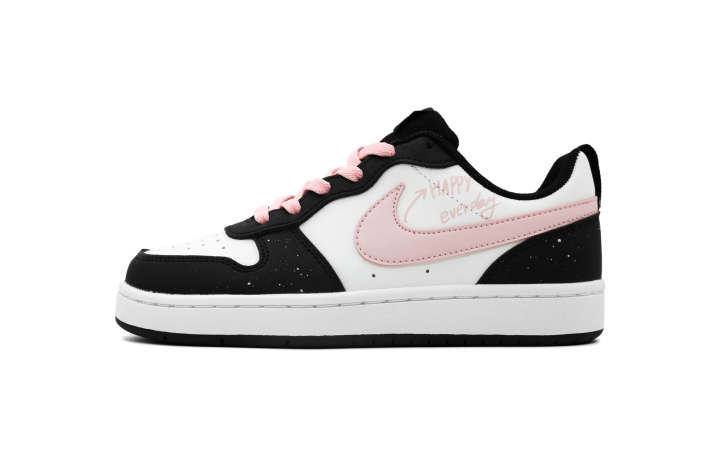 Nike Nike Court Borough Cloud Mini Blast Leather Cushioning Abrasion Resistant Low top Kids' Skateboarding Shoes