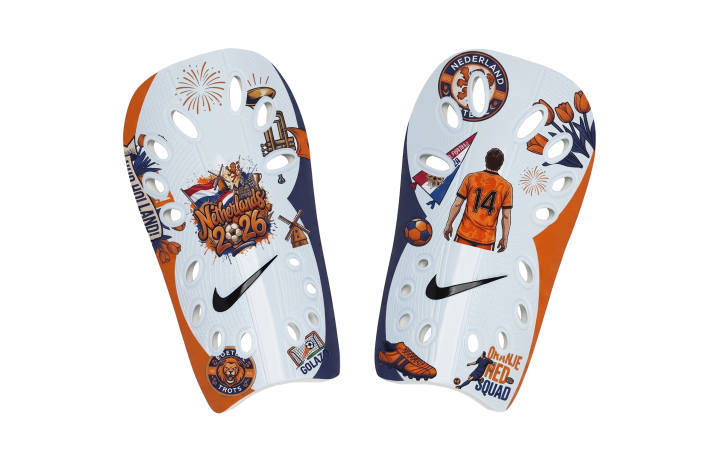 Nike Nike Soccer Shin Guard Sports Competition Training Unisex White