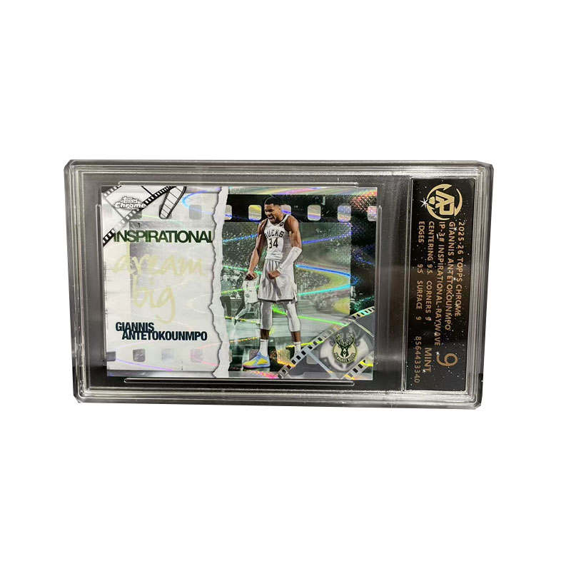 Topps Chrome Giannis, Antetokounmpo, Bucks, Letter Bro, Engraved Right Hand, Transformer Graded Cards 1 Pc