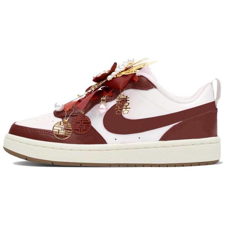 Nike Nike Court Borough Low top Skateboard Shoes Unisex Red