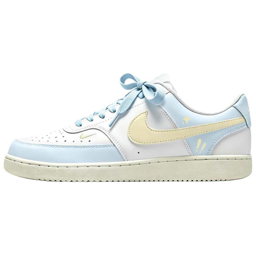 Nike Nike Court Vision Low Maris Sal Milk Puff Leather Low top Skateboard Shoes Women's Blue