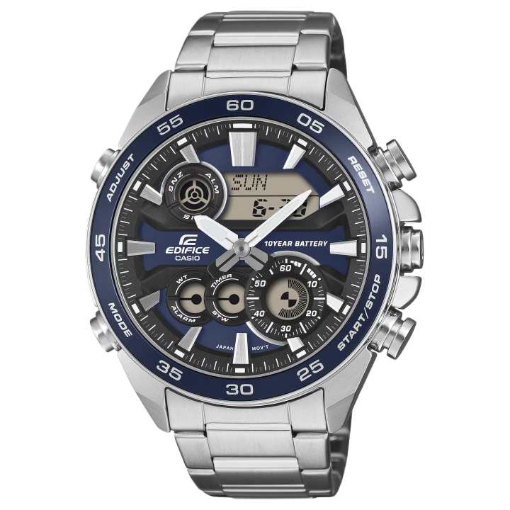 CASIO CASIO EDIFICE Quartz Movement Stainless Steel Strap Watch Men's Watches Blue Dial