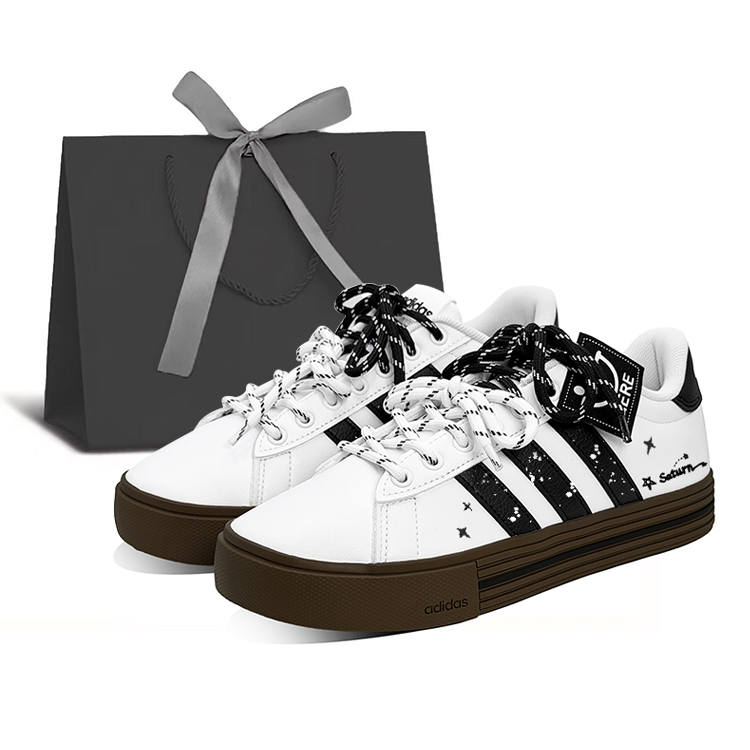 Adidas Adidas Daily 4.0 Jump Point Double Strap, Shopping Bag Synthetic Leather Slip Resistant, Abrasion Resistant, Breathable