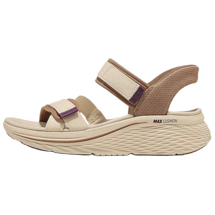 Skechers Max Cushioning Elite 2.0 Beach Sandals Women's Beige