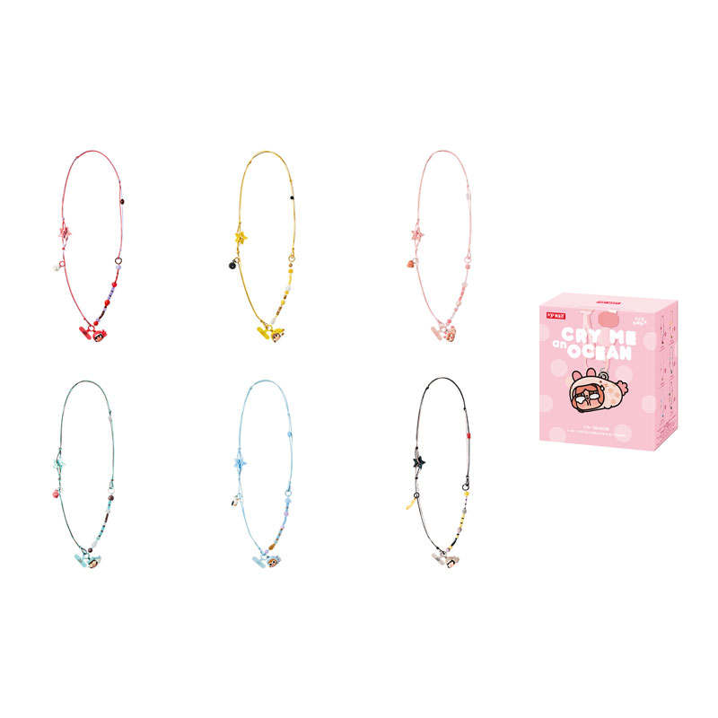 POP MART Tears Flow Into The Sea Collection CRYBABY 3 in 1 Detachable Lanyard Mystery Boxes