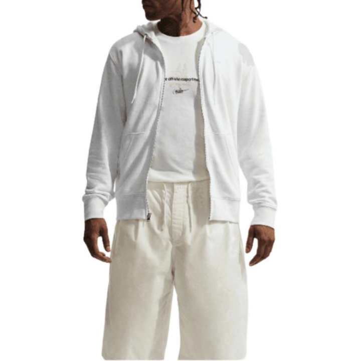 Nike Nike Club Sweatshirts Men's White Hooded Non Detachable Moderate
