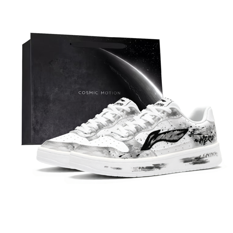 Li-Ning Li Ning Floating Boat Slip Resistant, Abrasion Resistant, Lightweight Low top Skateboard Shoes Men's