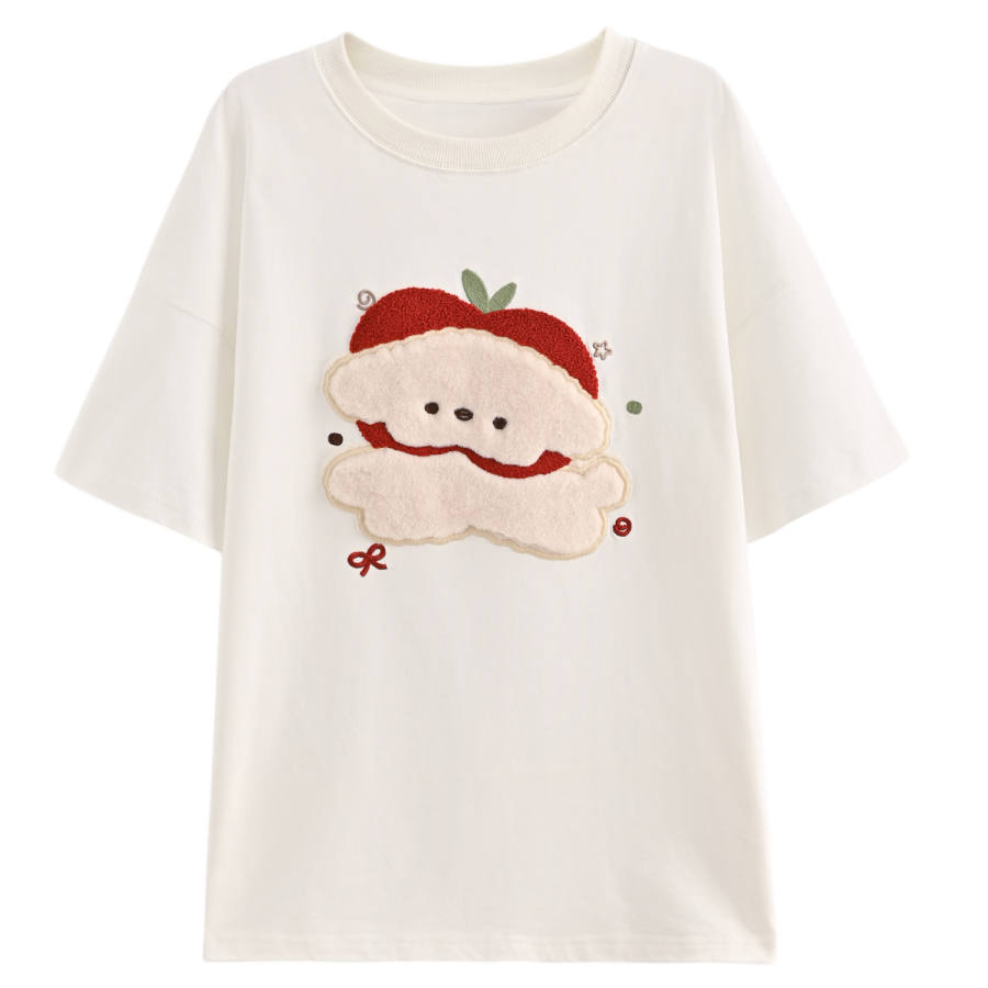 SNBL SNBL T Shirts Women's White Crew Neck Moderate