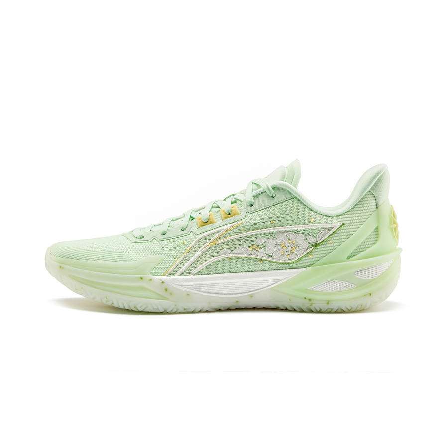 Li-Ning Li Ning Blade 6 V2 Slip Resistant Breathable Anti Twist Low top Basketball Shoes Unisex Light Yarn Green