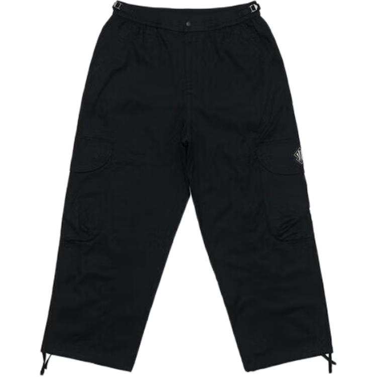 ANTA Casual Pants Unisex Black Moderate Straight Fit Pants