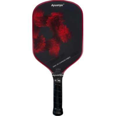 Ayuanyu Woven Mist Pickleball Paddles Carbon Fiber Unisex Red