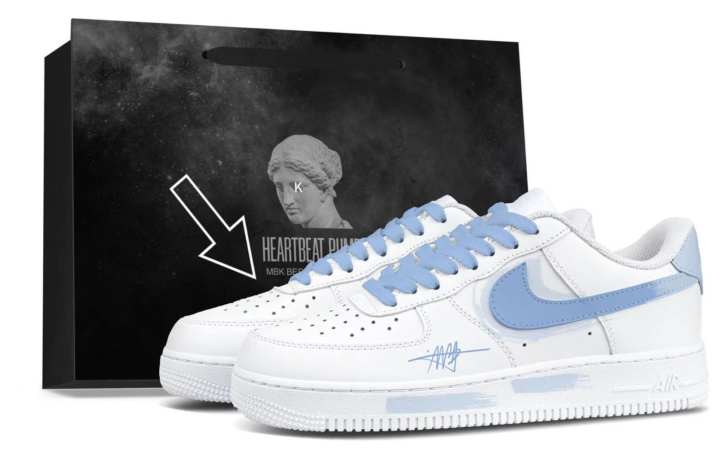 Nike Nike Air Force 1 Cushioning Breathable Support Low top Skateboard Shoes Men's White