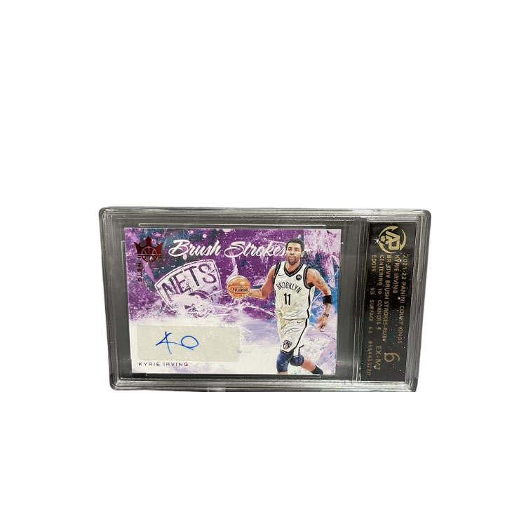 PANINI Court Kings Nets, Kyrie Irving, The GOAT 38/49 Edition, Horizontal Oil Paintings Graded Cards 1 Pc