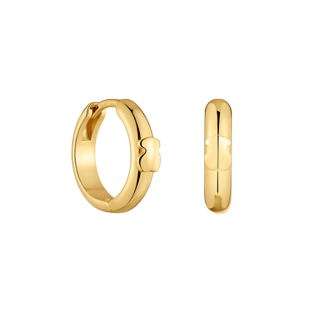 TOUS TAOSIXIONG 925 Sterling Silver Earrings Women's Gold