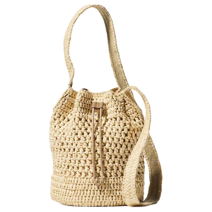 UNIQLO Cellulose Paper Shoulder Bag, Crossbody Bag Women's Beige