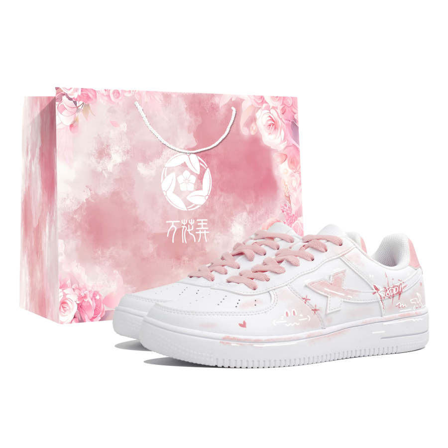 XTEP Air Force 1 Low top Skateboard Shoes Women's Pink White