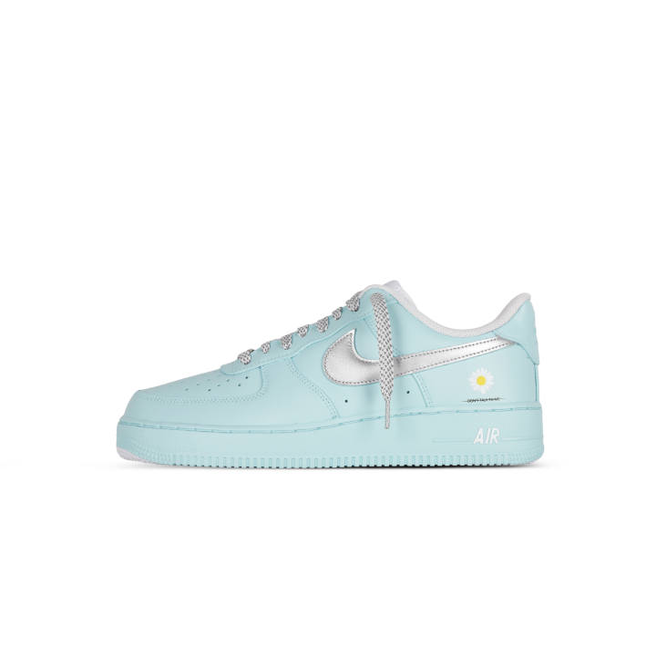 Nike Nike Air Force 1 Maris Sal Low top Skateboard Shoes Unisex Blue Silver