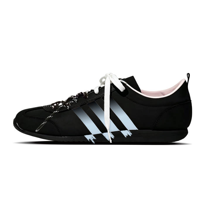 Adidas Adidas VS JOG 2.0 Blue Tone Low top Casual Shoes Unisex Black