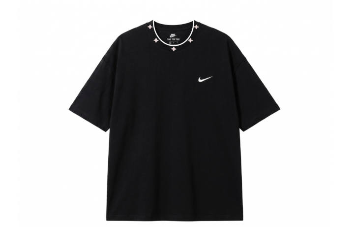 Nike Nike Sportswear T Shirts Men's Black Crew Neck Moderate