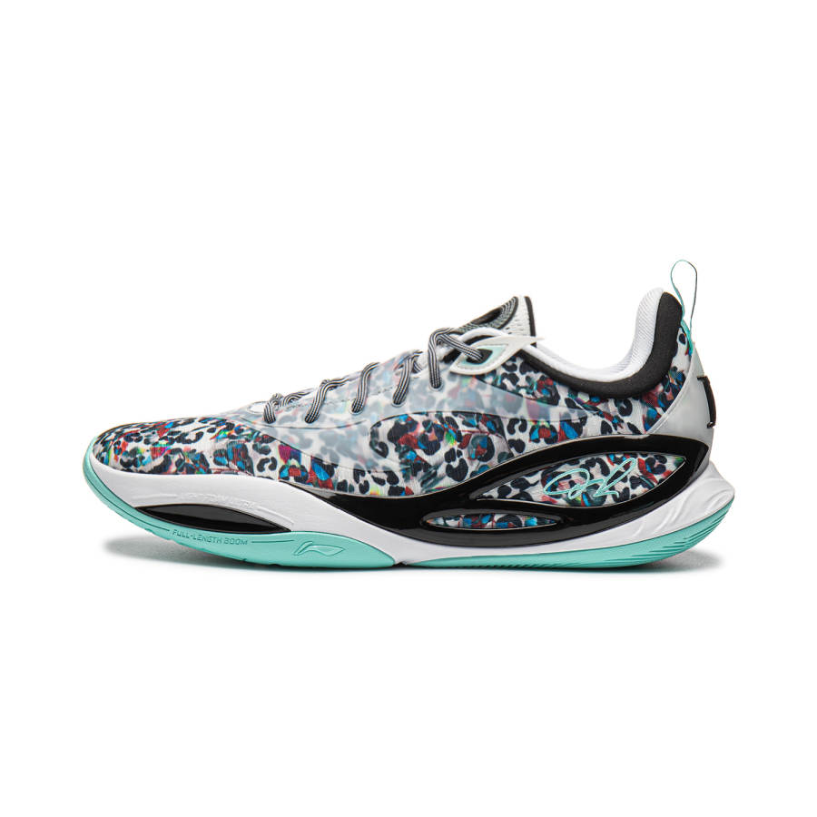 Li-Ning Li Ning DLO2 Low top Basketball Shoes Unisex White Black