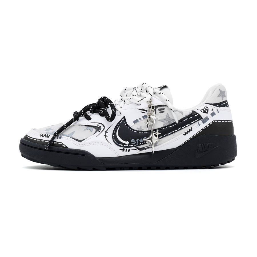 Nike Nike Terra Manta Black And White Star Slip Resistant Abrasion Resistant Low top Casual Shoes Women's Black