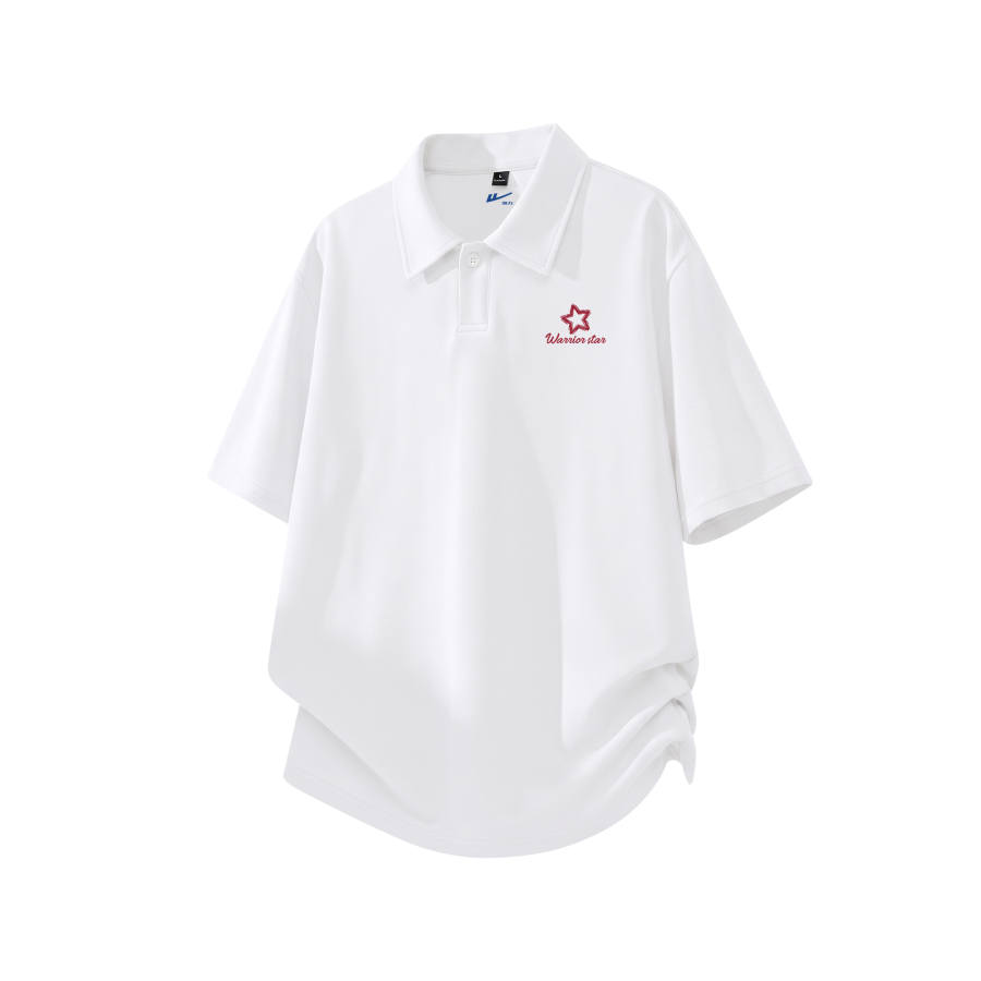 WARRIOR WARRIOR Polo Shirts Unisex Lapel Moderate
