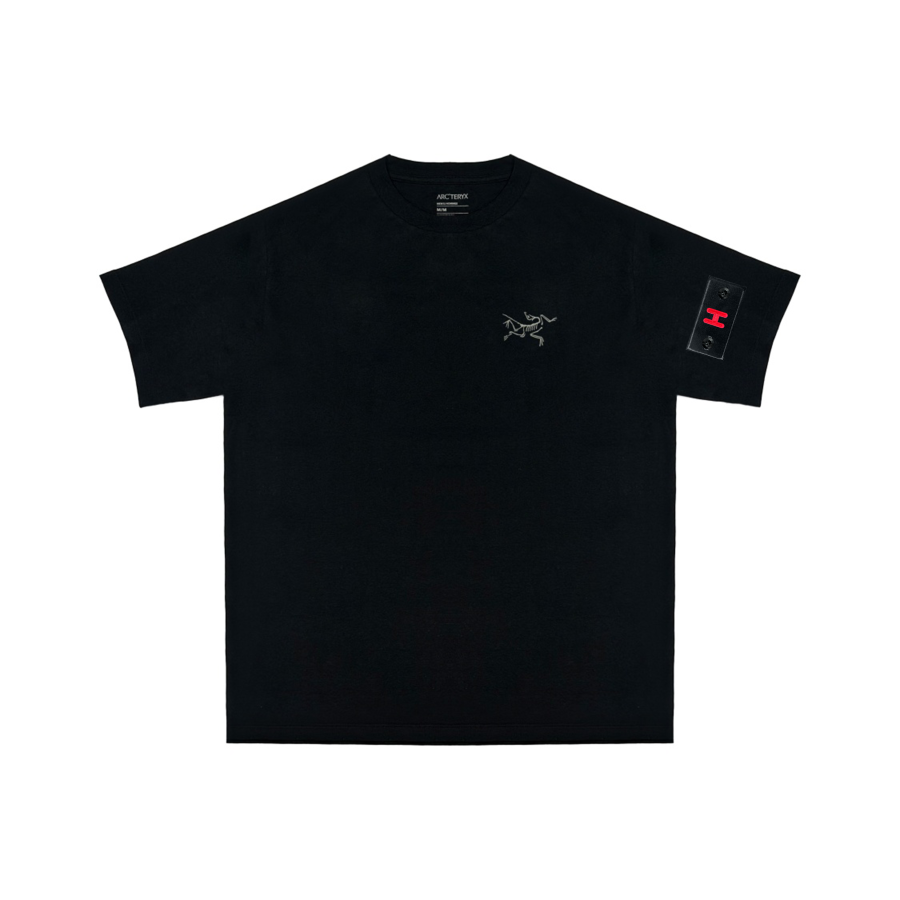 Arcteryx KRAGG T Shirts Unisex Black/Black Crew Neck Moderate