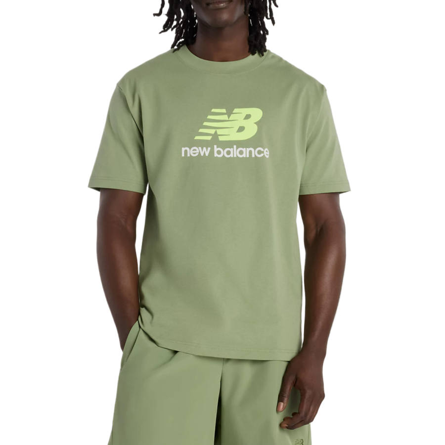 New Balance New Balance T Shirts Men's Perilla Afterglow Crew Neck Moderate