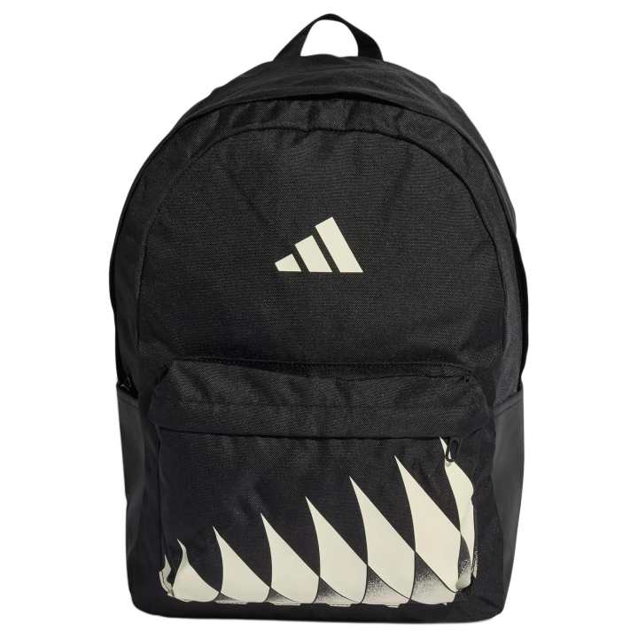Adidas Adidas Polyester Backpack Unisex Black & Gray & White