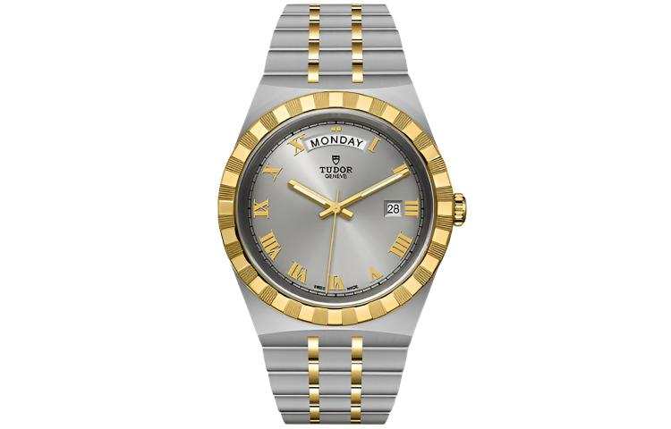 TUDOR Royal Collection Automatic Mechanical Movement Men's Watches Watch 41mm Silver Dial Steel Watch Case
