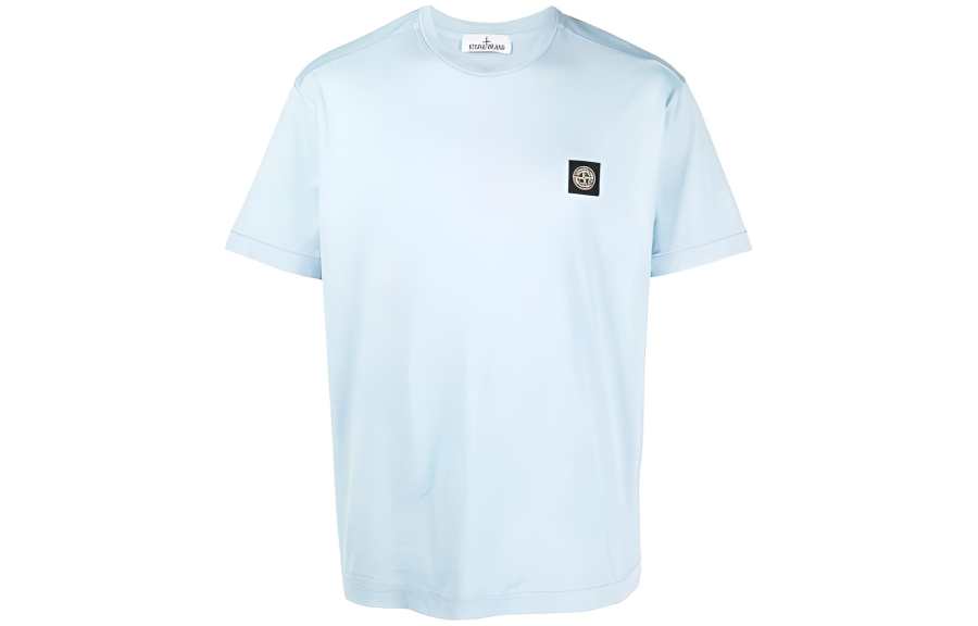 STONE ISLAND T Shirt Men's Light Blue