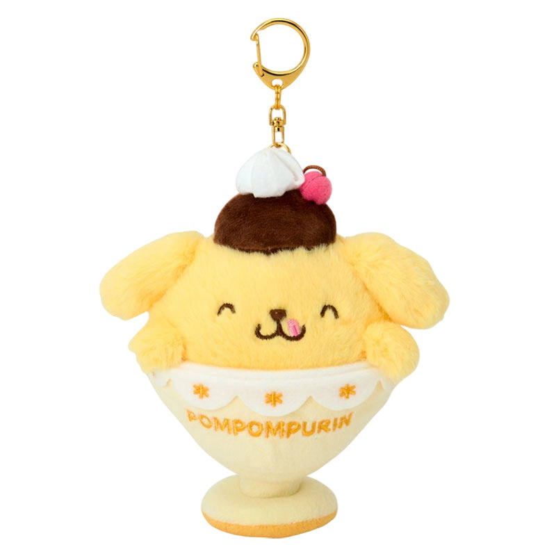 Sanrio 30 Pompompurin Keychain Plush Charms L9.3*W7.5*H14cm