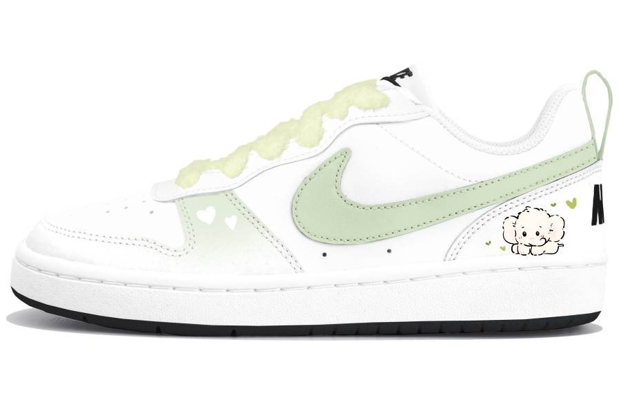 Nike Nike Court Borough Low top Kids' Skateboarding Shoes Green Teenagers