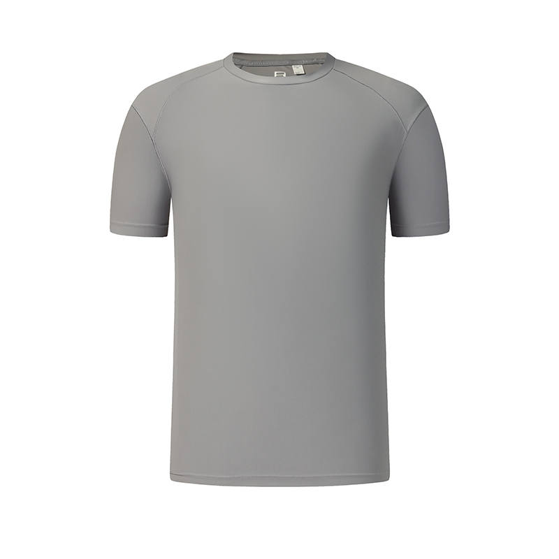 FILA Fitness T Shirts Men's Ink Gray Crew Neck Moderate