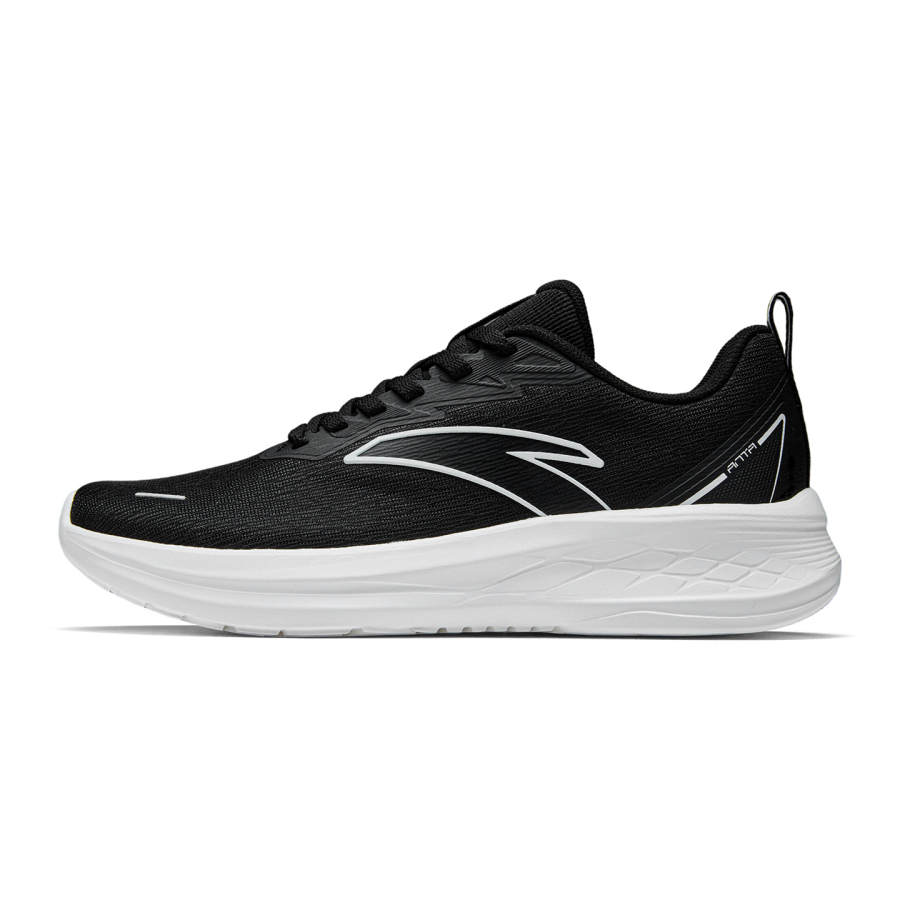 Anta Cushioning Slip Resistant Running Shoes Women's Basic Black/Papyrus White