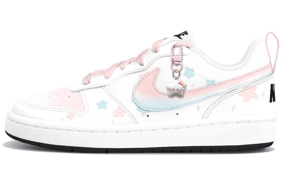 Nike Nike Court Borough Low top Kids' Skateboarding Shoes Pink Teenagers