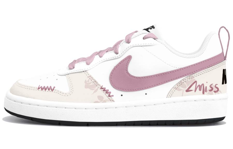 Nike Nike Court Borough Low top Kids' Skateboarding Shoes Pink Teenagers