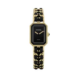 CHANEL PREMIERE Wrist Watches Quartz Movement Stainless Steel Leather Strap 26mm Black Dial Women's Watch