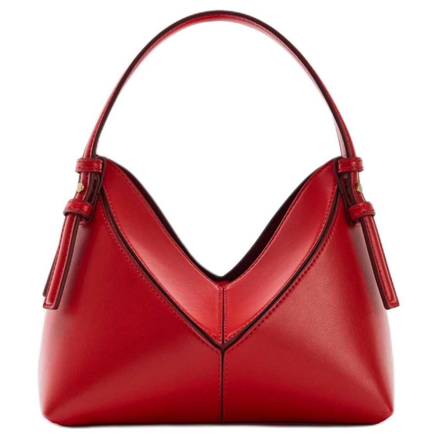 ZARA Pu Shoulder Bag Mini Women's Red