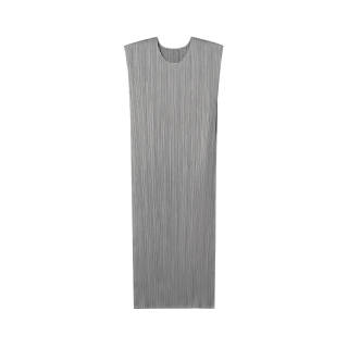 ISSEY MIYAKE Sleeveless Dress Women's Gray